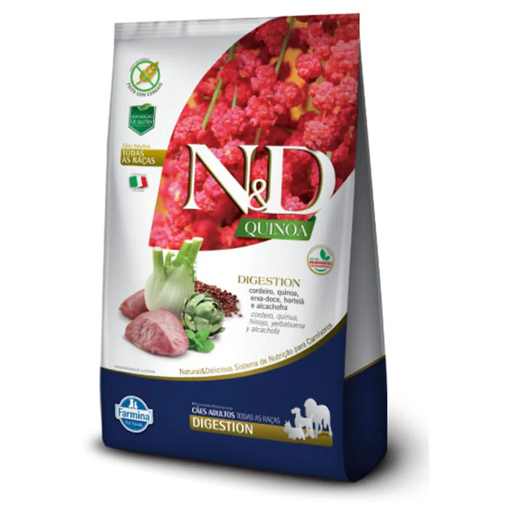 Racao-ND-Quinoa-Caes-Adultos-Digestion-Cordeiro